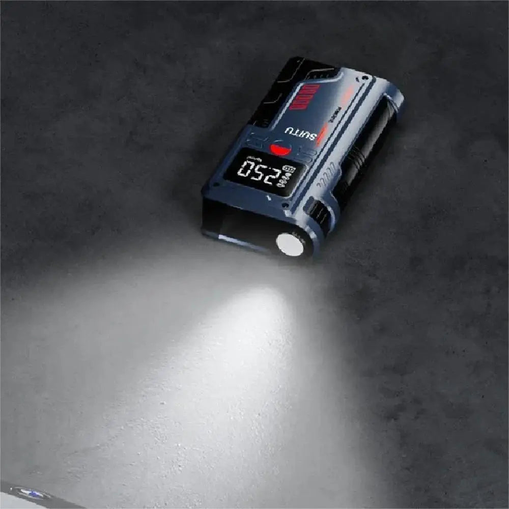 4 In 1 Car Jump start With 150PSI Air Compressor 20000mAh Portable Booster Charger 1000A fuel Car Battery Starting camera