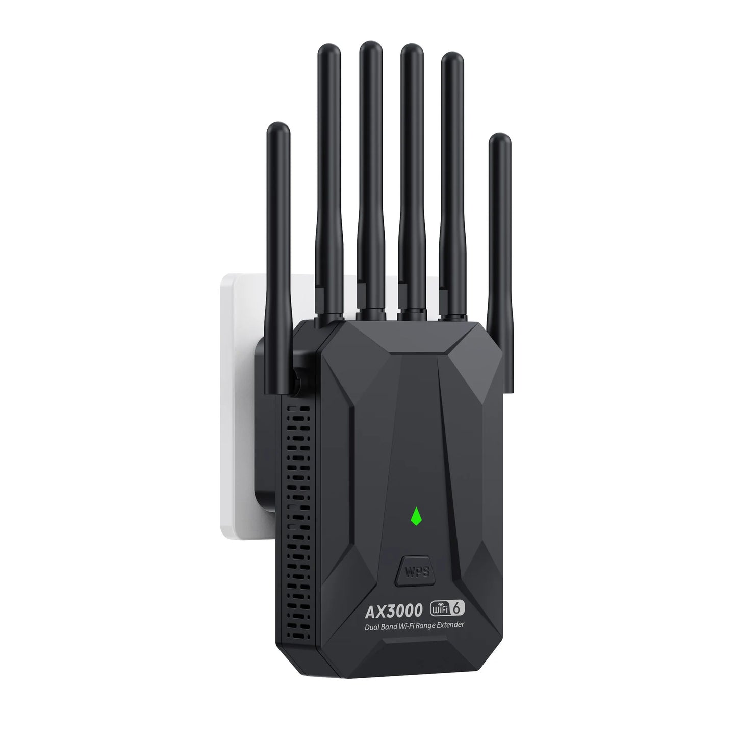 3000Mbps WiFi 6 Repeater 2.4/5Ghz Gigabit WIFI Booster Long Range Amplifier Network Extender For Home/Office EU/US Plug Easy Set