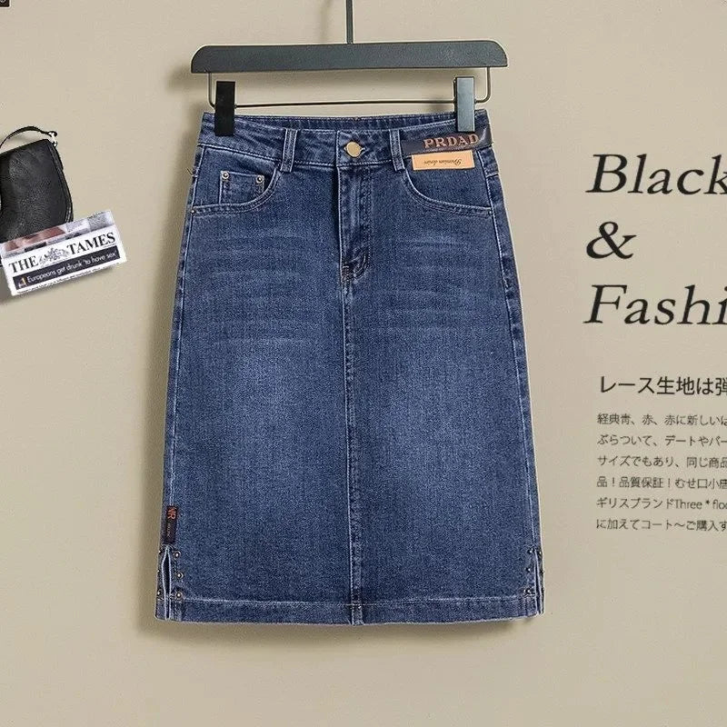 Women's Denim Skirts Spring Summer.