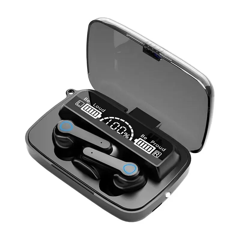 M19 Wireless TWS Bluetooth Earphones with Noise Cancellation and Control.