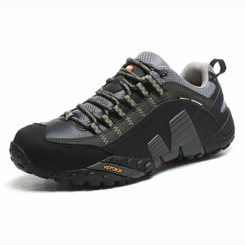 2025 Spring New Outdoor Couple Trekking Shoes Men Waterproof Hiking Shoes Mountain Boots Genuine Leather Woodland Unisex Shoes