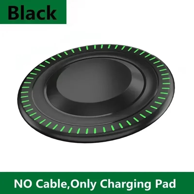 100W Fast Wireless Charger Pad For iPhone 15 14 13 12 X Pro Max 8 Samsung Galaxy S23 Xiaomi.
