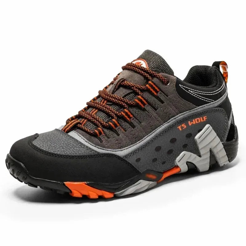 2025 Spring New Outdoor Couple Trekking Shoes Men Waterproof Hiking Shoes Mountain Boots Genuine Leather Woodland Unisex Shoes