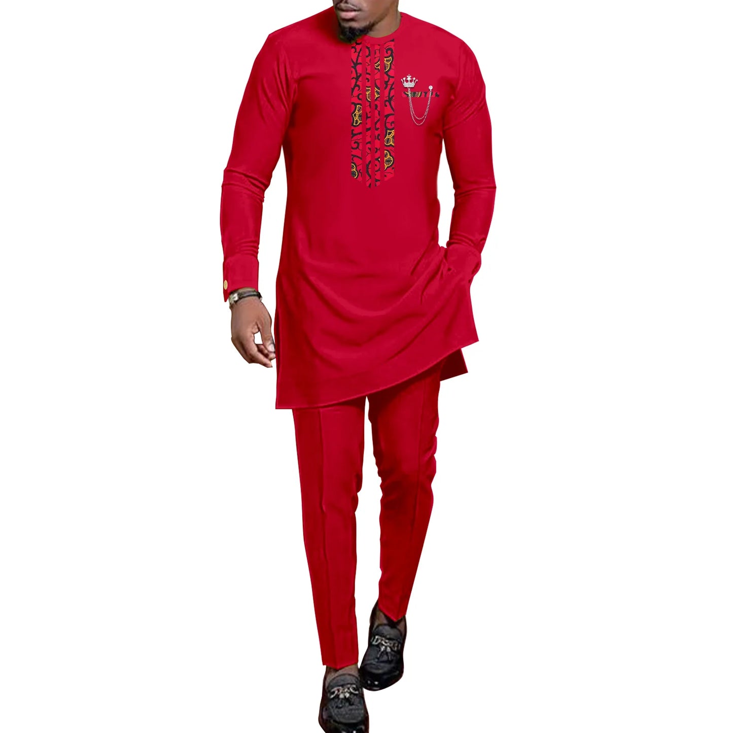 African Abaya Hip Dresses for Women Matching Couple Outfits Bazin Riche Men Top and Pant Sets Dashiki Print Outwear Y23C069