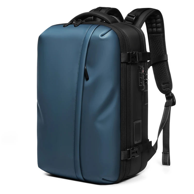 Men Travel Backpack One click start pump vacuum.