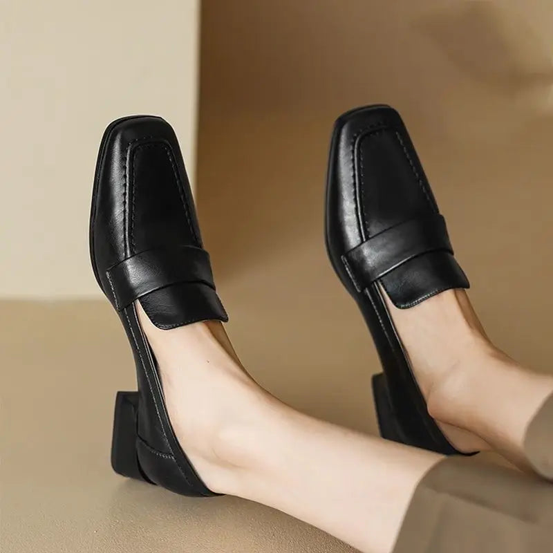 Women's Soft Leather Loafers.