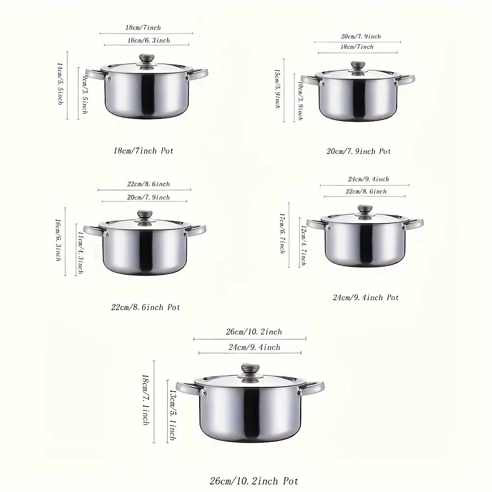 Luxury 10 stainless steel cookware set suit-5 .