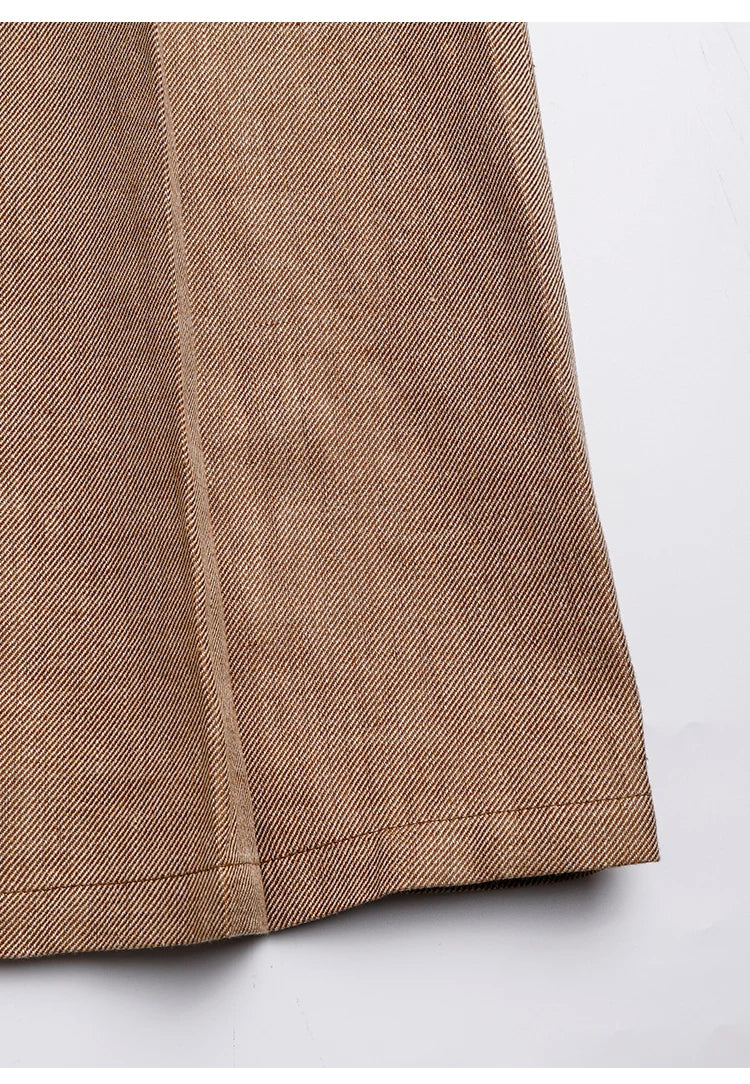 K2118W Lady High Quality 100% Linen Skirts.