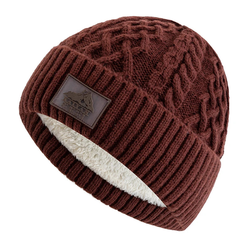 New unisex style winter hat with plush lining for men and women.