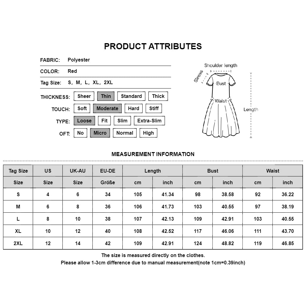Red Long Dress for Women 2024 Summer Bohemian Dresses Vestido Robe Female Clothing Vacation Pullover Casual Beach Sundress