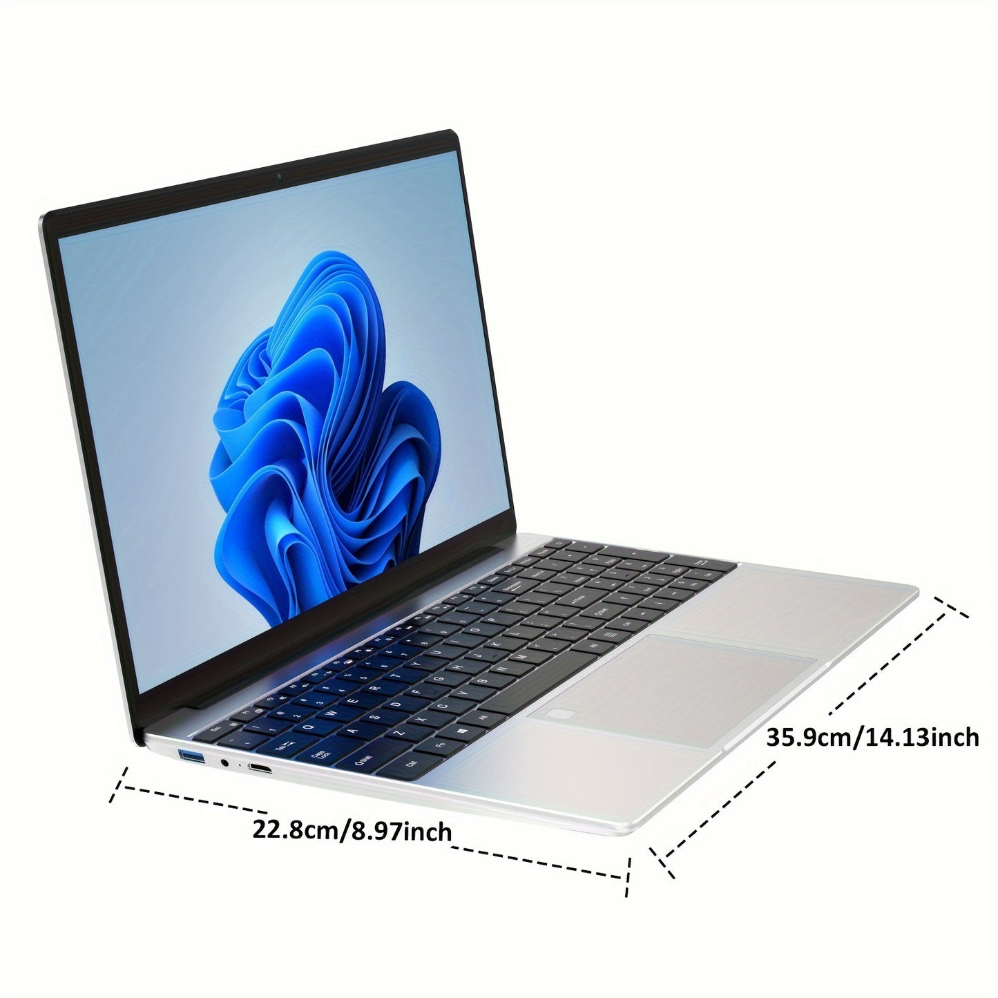 Auusda Windows 11 System 32GB DDR4 1TB SSD, Intel N95 (up To 2-3.4 GHz), 15.6-inch Laptop.