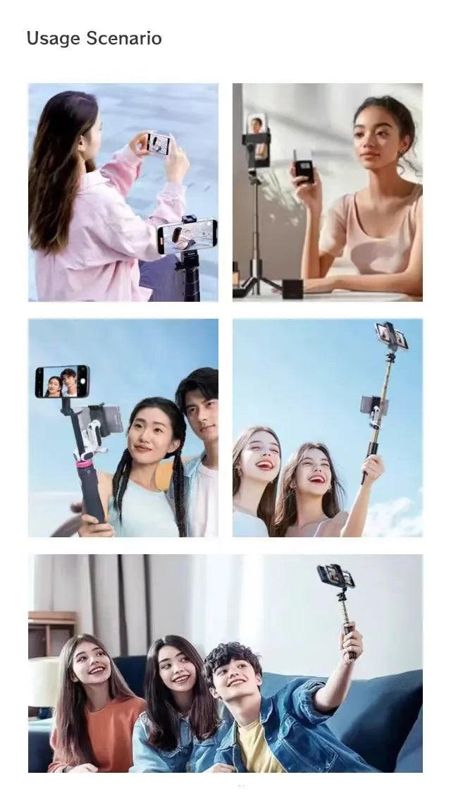 Magnetic Cell Phone Vlog Self Timer Monitor Screen Using Rear Camera Monitor  Streaming.