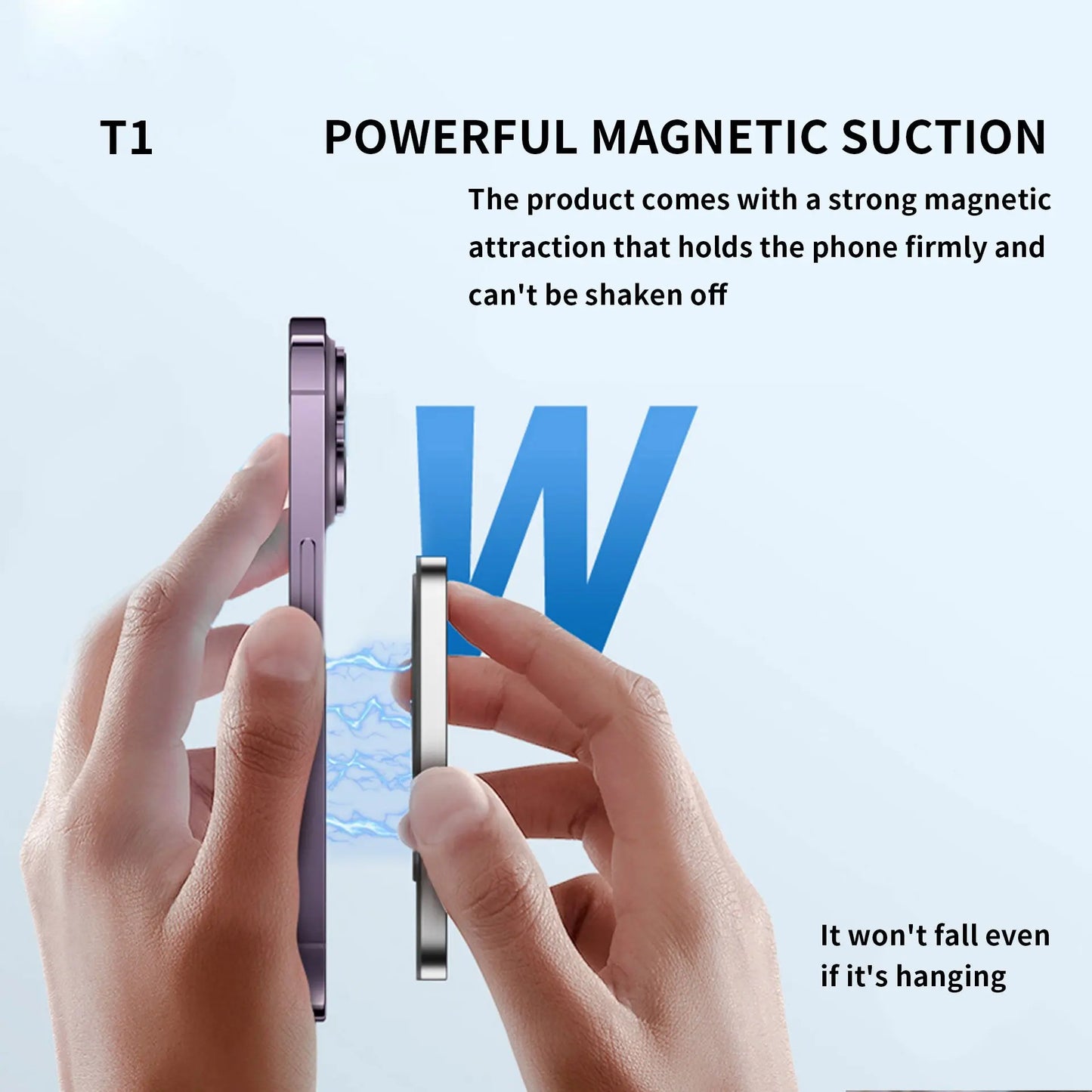 Magnetic Cell Phone Vlog Self Timer Monitor Screen Using Rear Camera Monitor  Streaming.