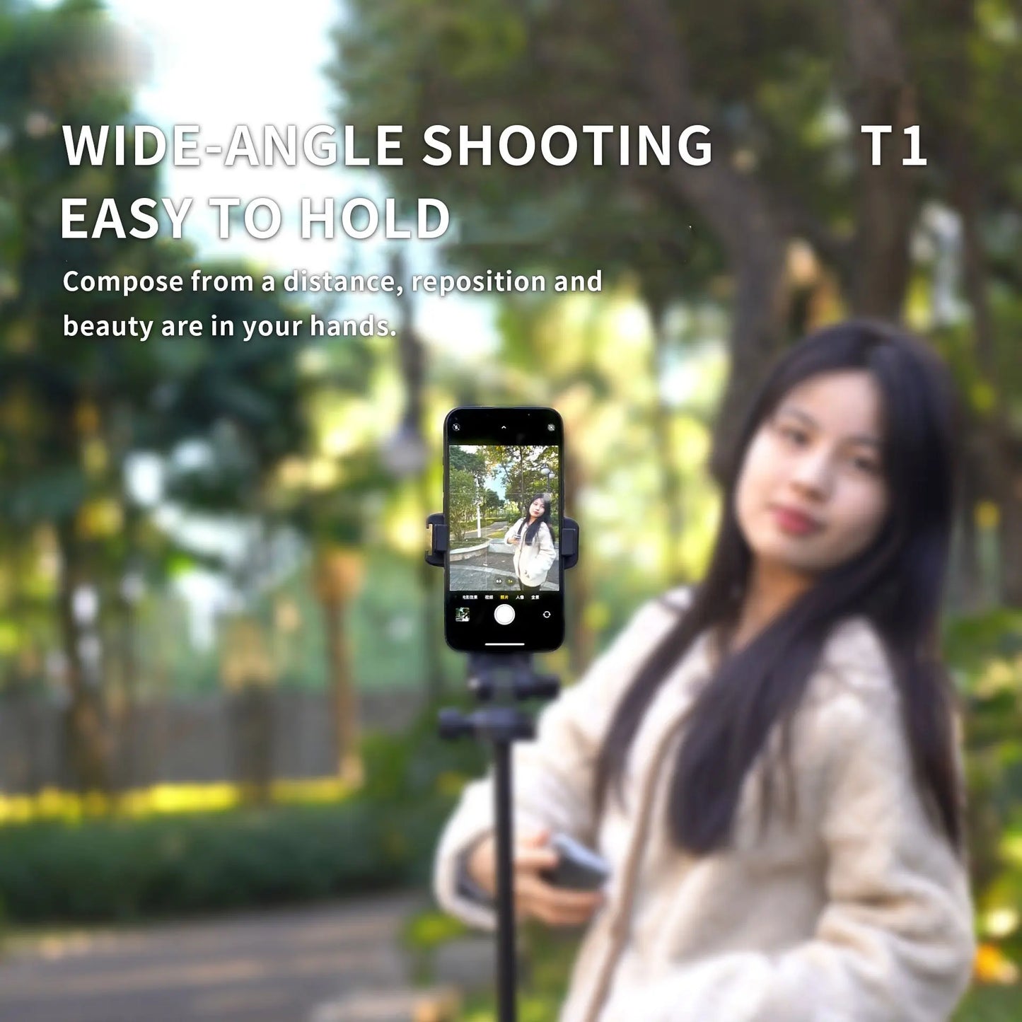 Magnetic Cell Phone Vlog Self Timer Monitor Screen Using Rear Camera Monitor  Streaming.