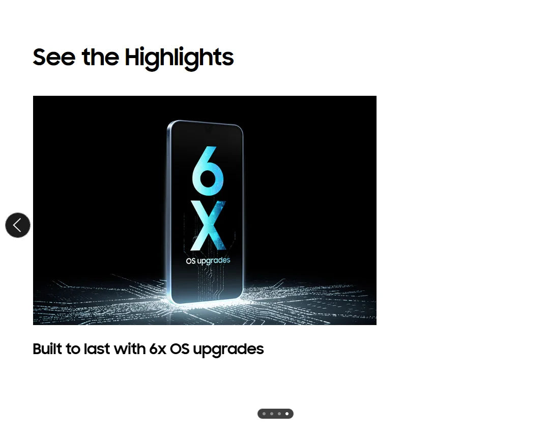 New Samsung Galaxy A16 4G, Android smartphone, 4 GB of RAM, 128 GB of storage.