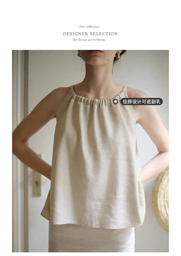 100% Linen Long Skirts For Women.