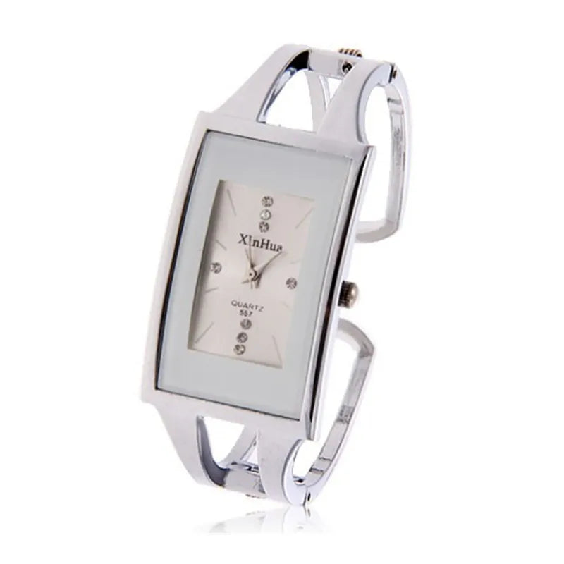 Top Brand Luxury Crystal Bracelet Women's Watches Stainless Steel Fashion Ladies Watch Women Watches Female Clock montre femme