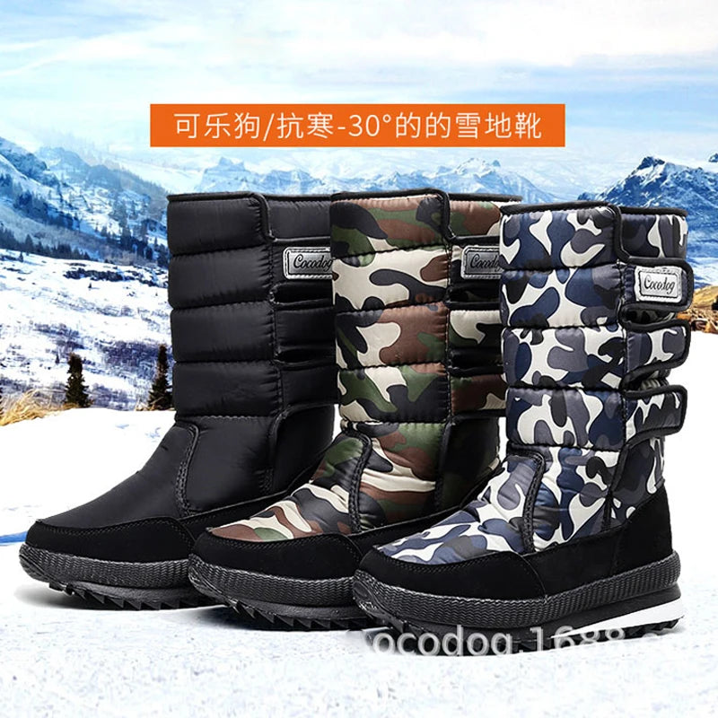Women Snow Boots Platform Winter Boots.