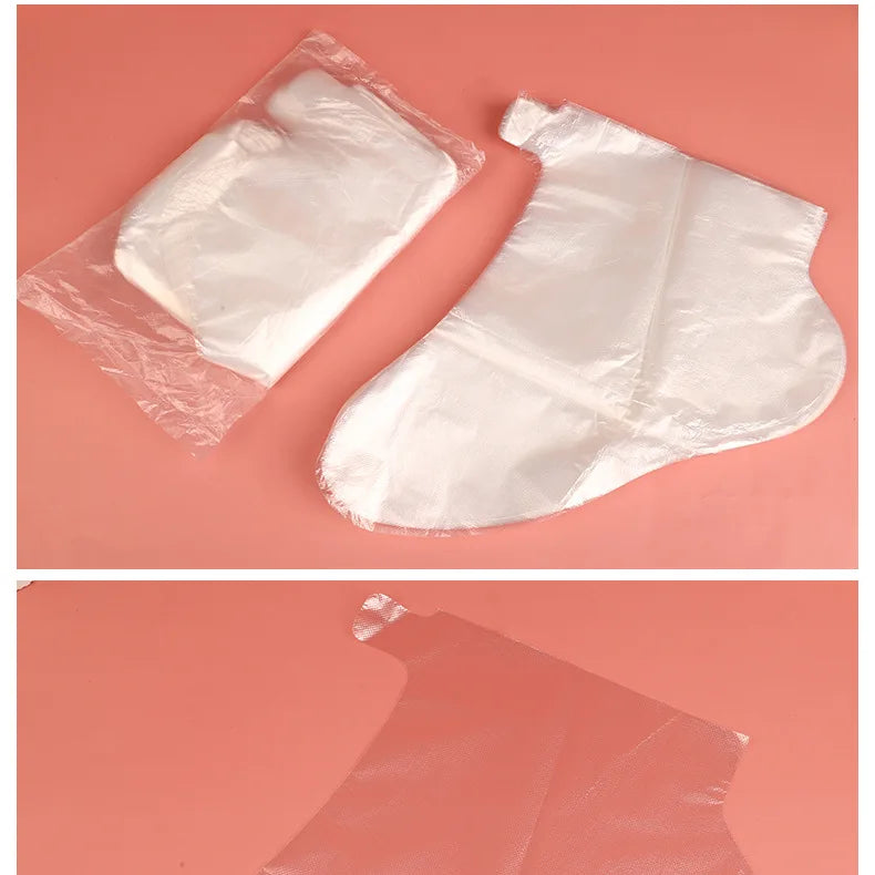 100PCS Transprent Disposable Foot Bags Detox SPA.