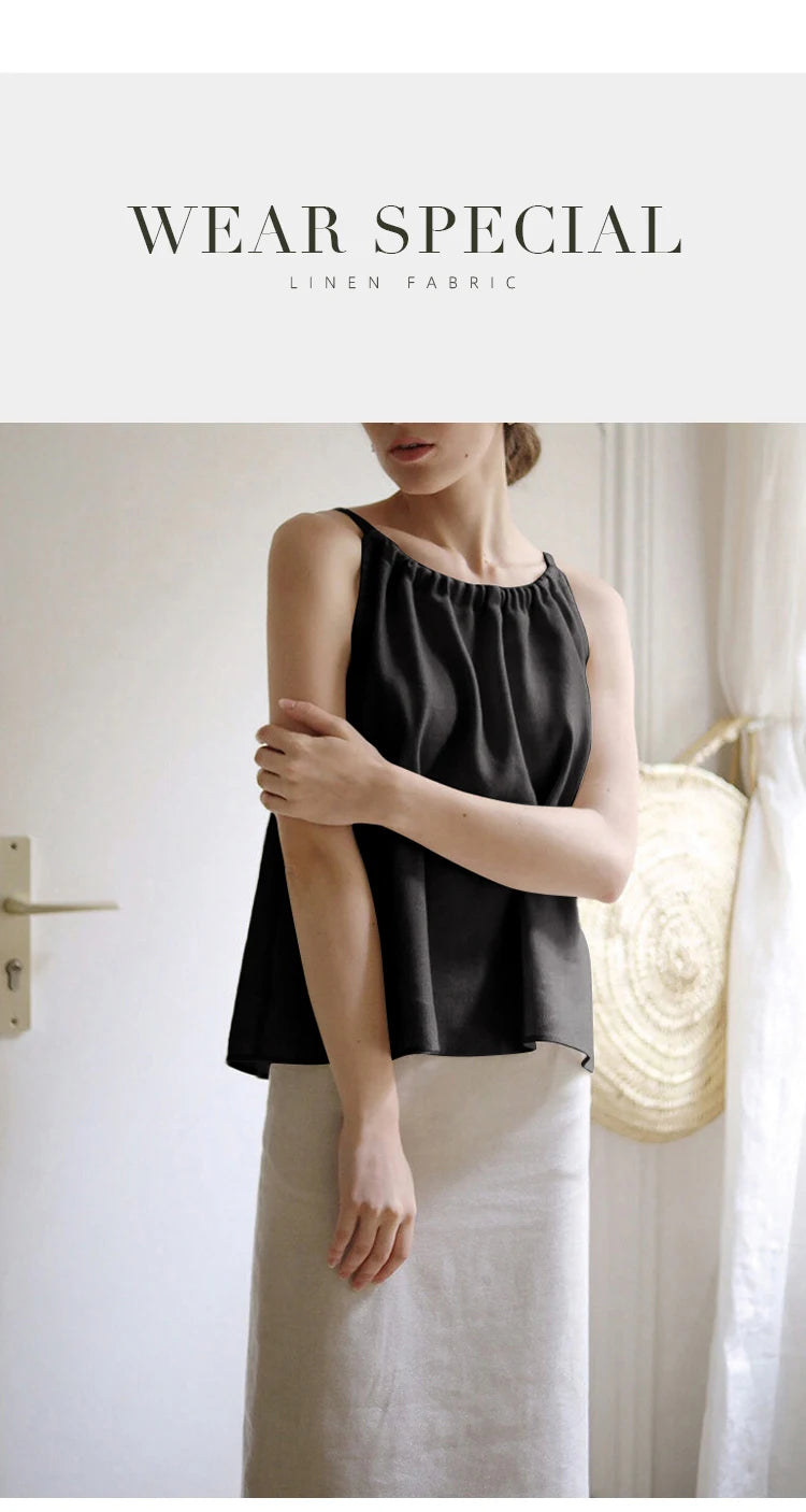 100% Linen Long Skirts For Women.