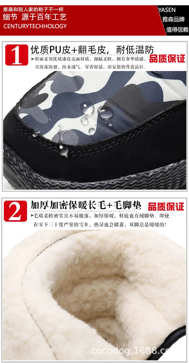 Women Snow Boots Platform Winter Boots.