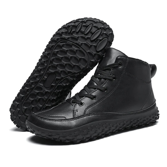 Cotton boots for winter, minimalist casual sneakers.