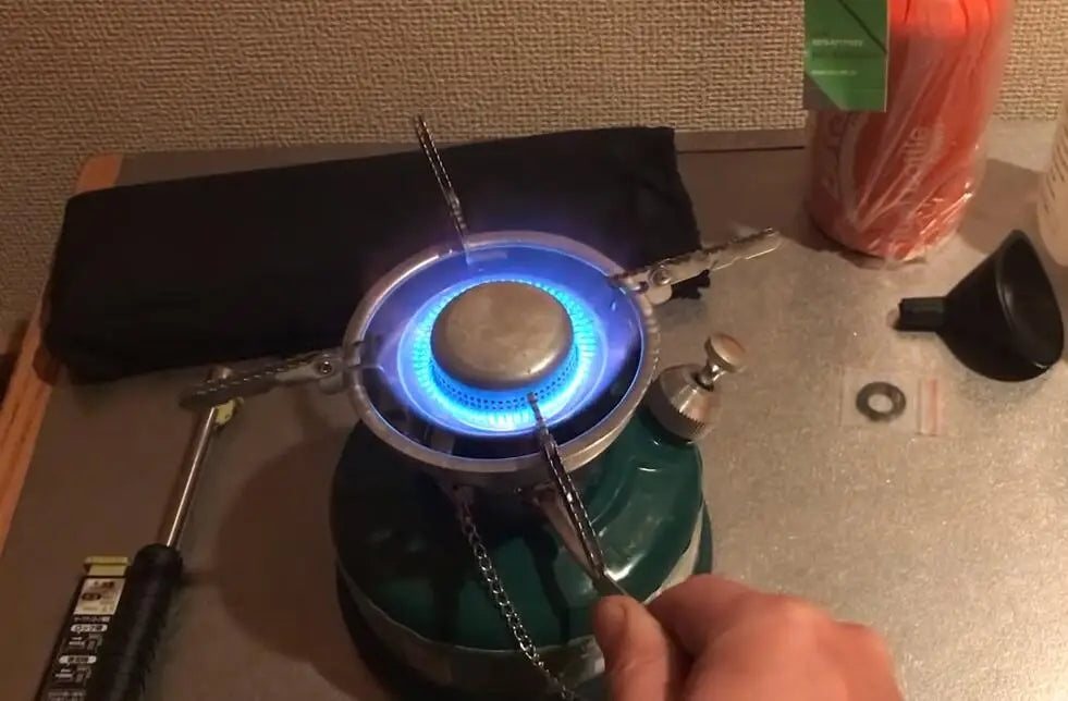 APG Camping Gasoline Stove Oil Stove Burners with Silencer.