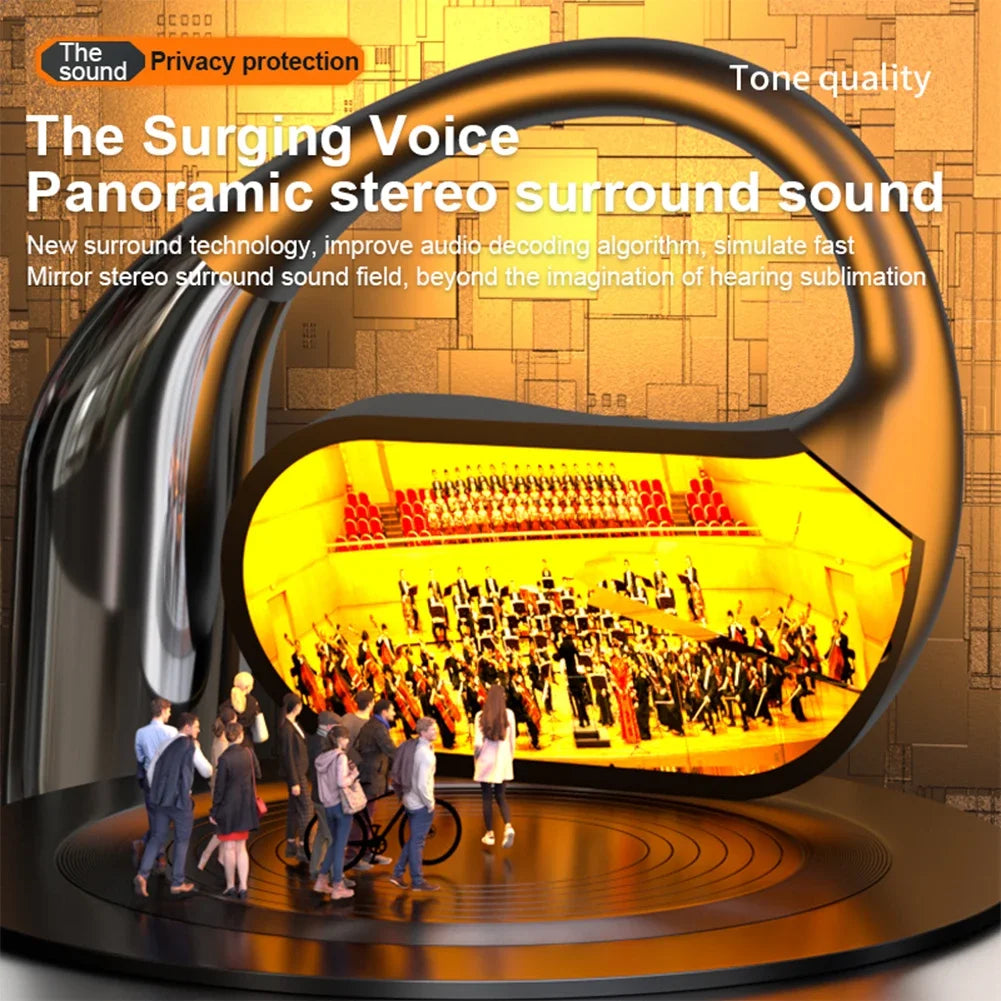 QCY Crossky R70 Open Ear Wireless Headphones Hi-Res with 144 languages