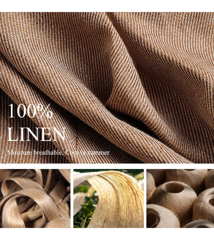 K2118W Lady High Quality 100% Linen Skirts.