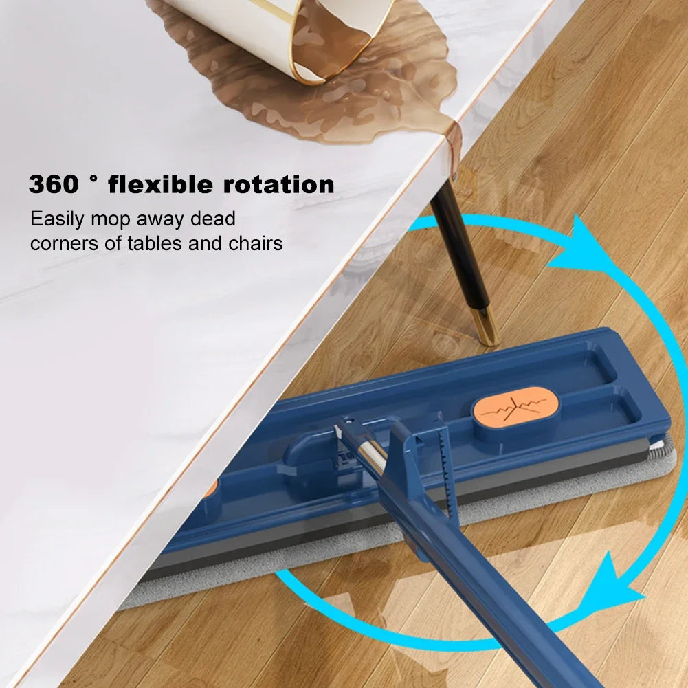 360°Rotating Flat Mop Self-contained Slide Floor.