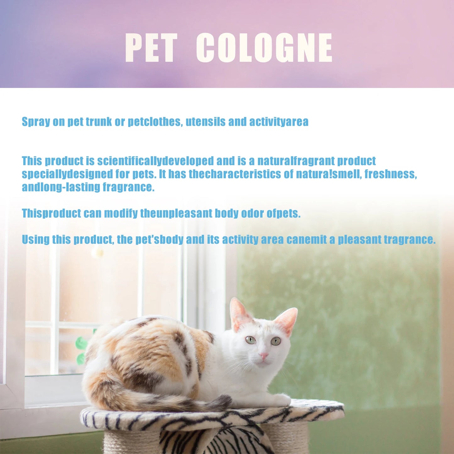 Premium hygiene spray for dogs.