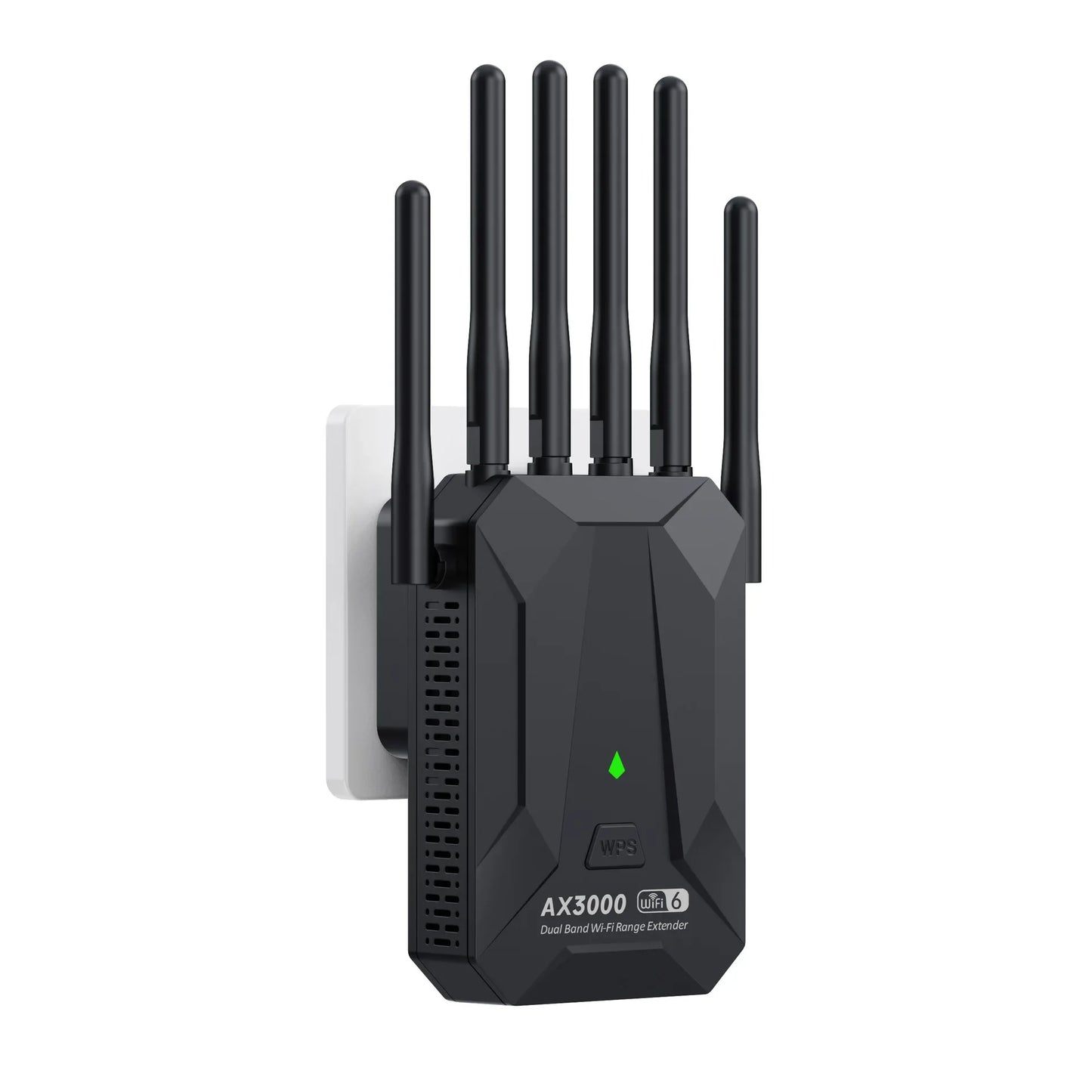 3000Mbps WiFi 6 Repeater 2.4/5Ghz Gigabit WIFI Booster Long Range Amplifier Network Extender For Home/Office EU/US Plug Easy Set