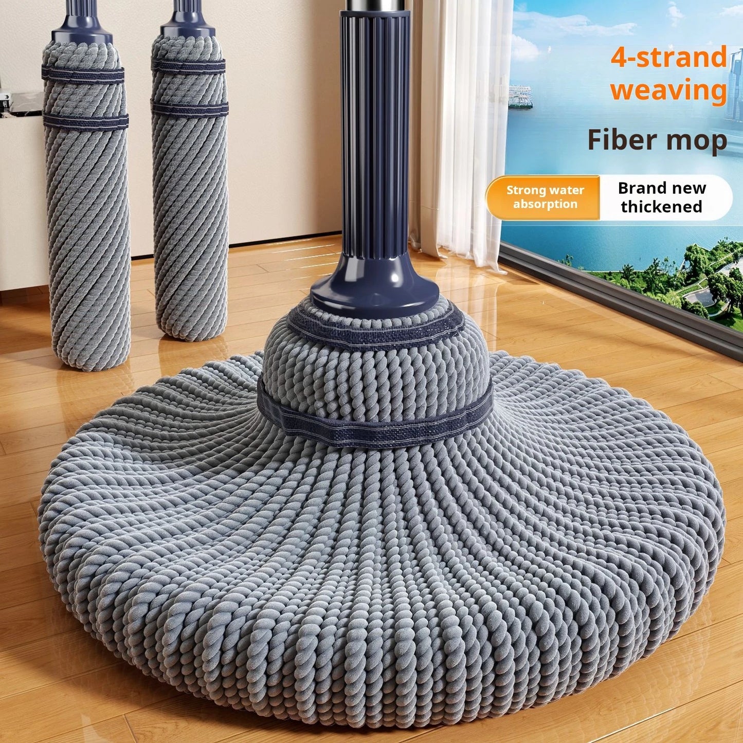 Floor Cleaner Wet Dry Household Microfiber Mops.