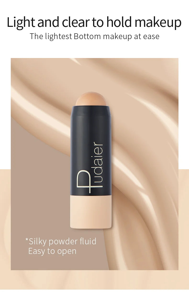 2-in-1 Foundation & Concealer Stick, Waterproof.