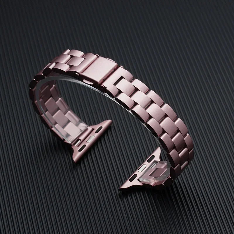 Stainless steel band for apple watch strap 44mm 45mm 40mm 42-38-41mm Slim Metal bracelet ultra 2 49mm iwatch series 8 7 6 SE 5 9