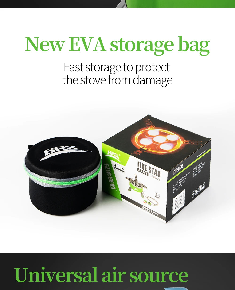 BRS Burner 4200W 7000W Outdoor Camping Gas.