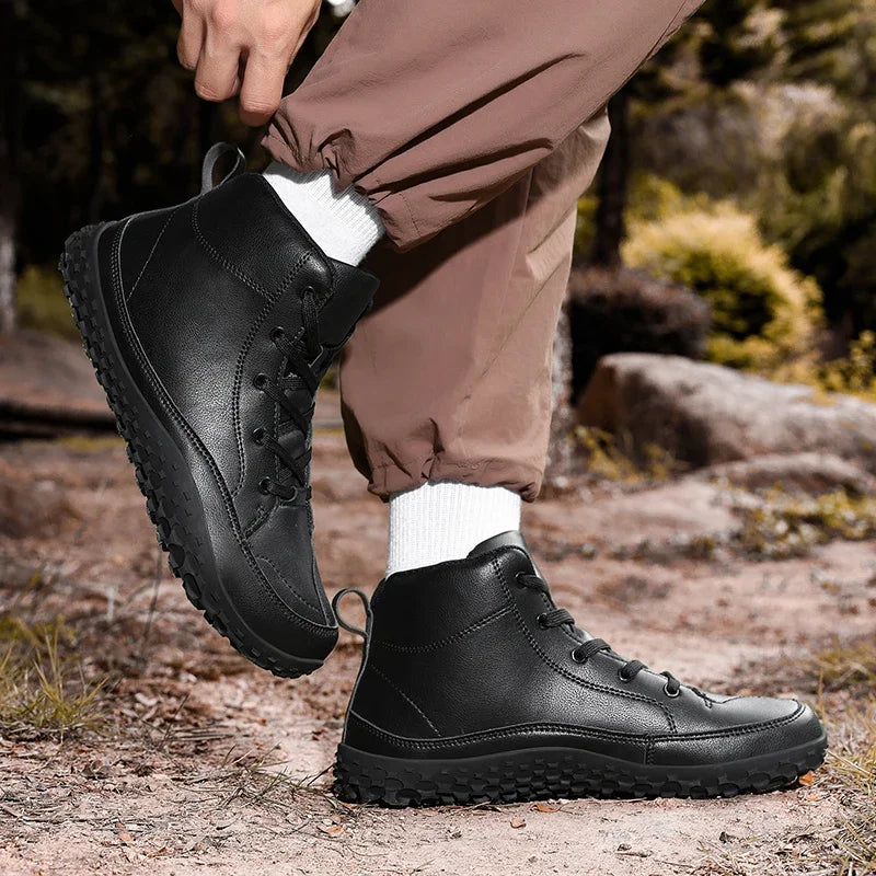 Cotton boots for winter, minimalist casual sneakers.