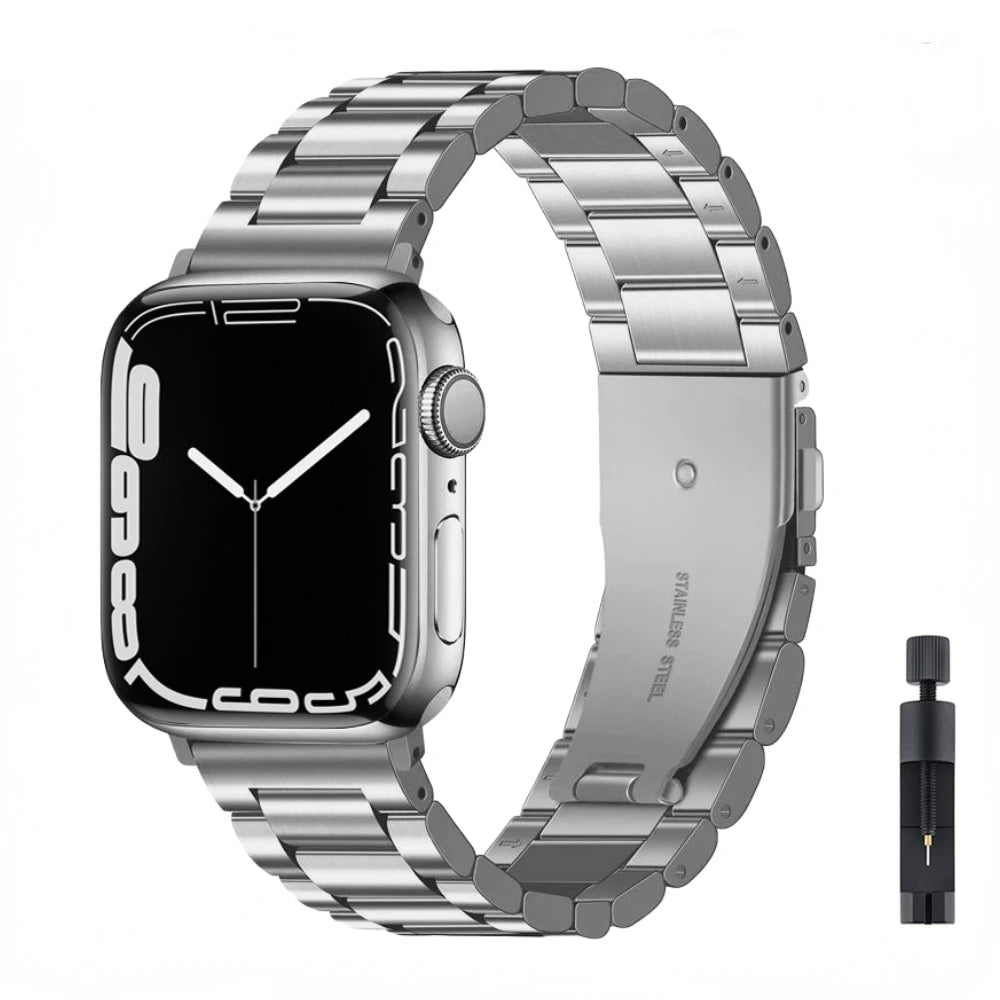 Metal Strap for Apple Watch band 49mm 45mm 41mm 44mm 40mm 42 46 38mm Stainless steel Bracelet iWatch 10 Ultra 9 8 7 6 5 SE Strap