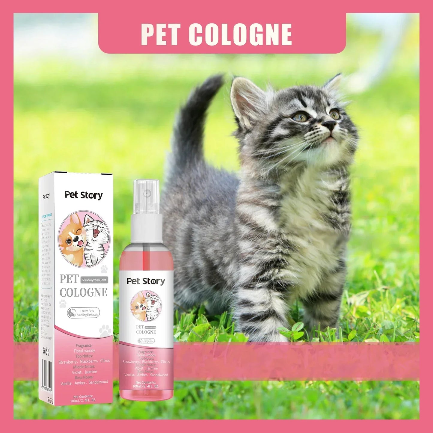 Premium hygiene spray for dogs.