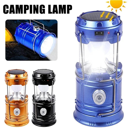 Solar Multifunctional Handheld Camping Lamp Tent Lamp.