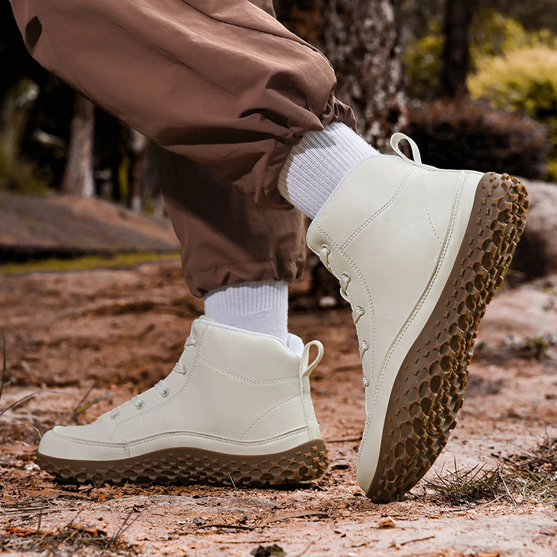 Cotton boots for winter, minimalist casual sneakers.