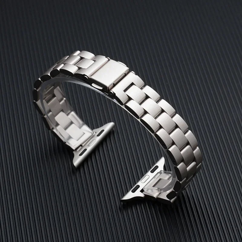 Stainless steel band for apple watch strap 44mm 45mm 40mm 42-38-41mm Slim Metal bracelet ultra 2 49mm iwatch series 8 7 6 SE 5 9