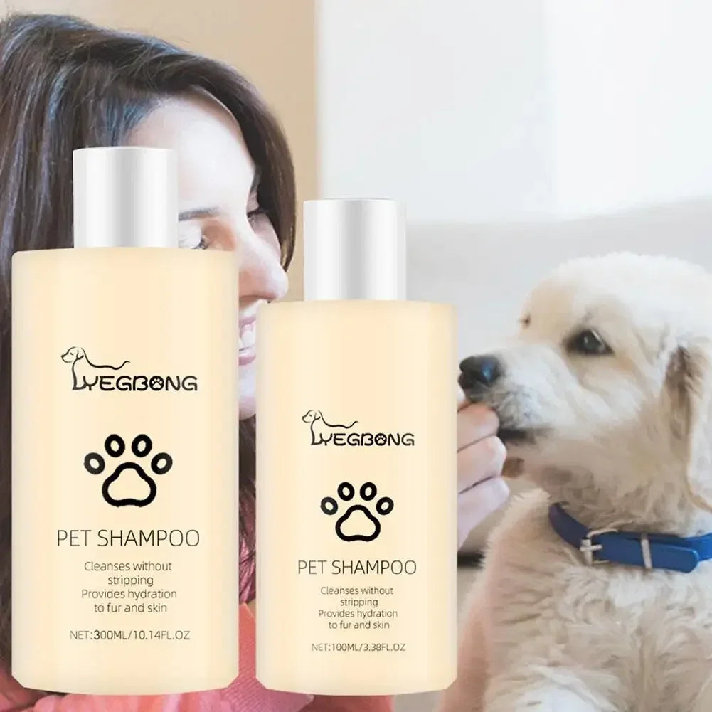 Soothing bath gel for pet hair, anti-mite, moisturizing, relieves itching.