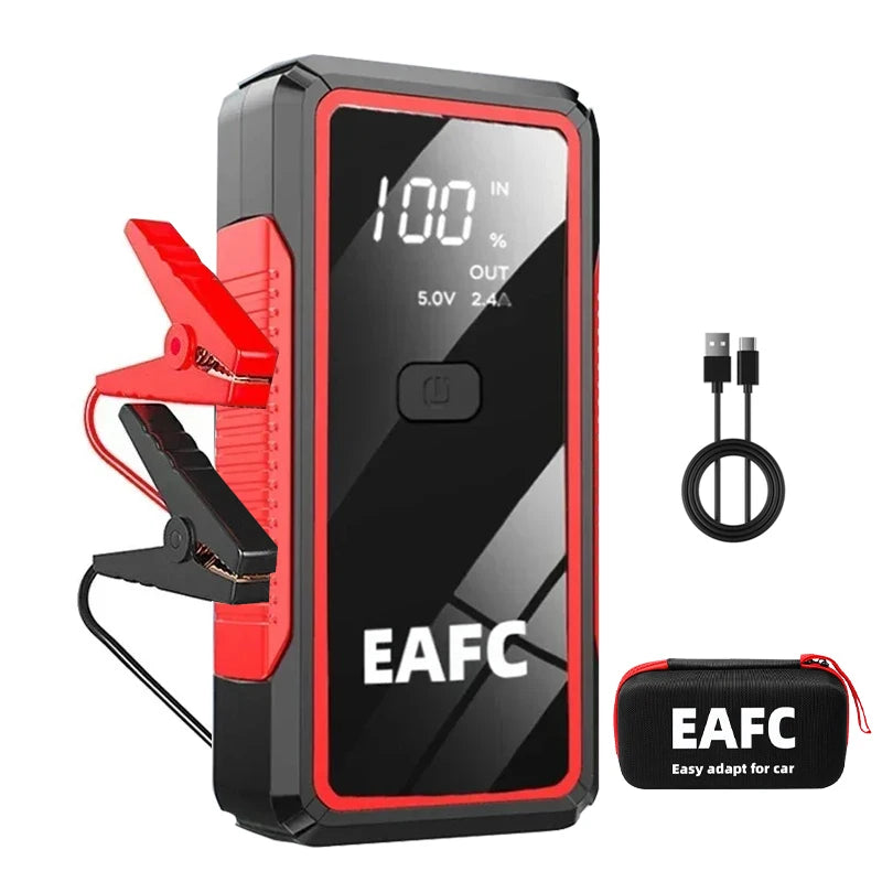 EAFC 2000A Car Jump Starter Portable Power Bank 20000mAh Car Battery Booster 12V Auxiliary Starting Device for Diesel Gasoline