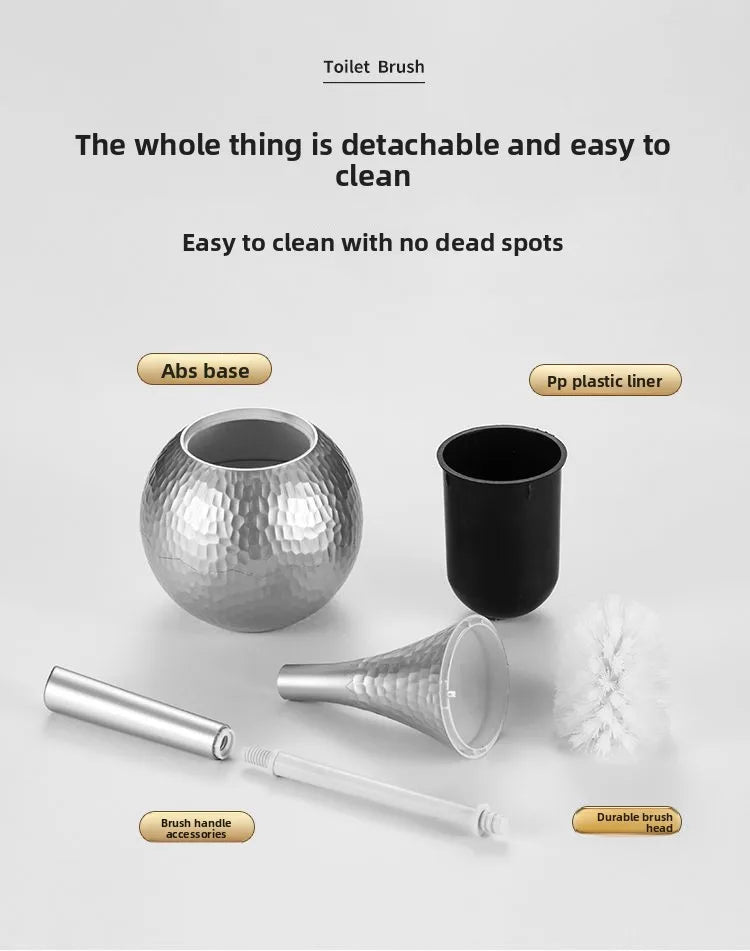Premium Long Handle Toilet Brush with Holder.