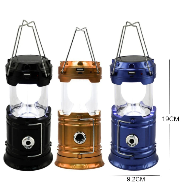 Solar Multifunctional Handheld Camping Lamp Tent Lamp.