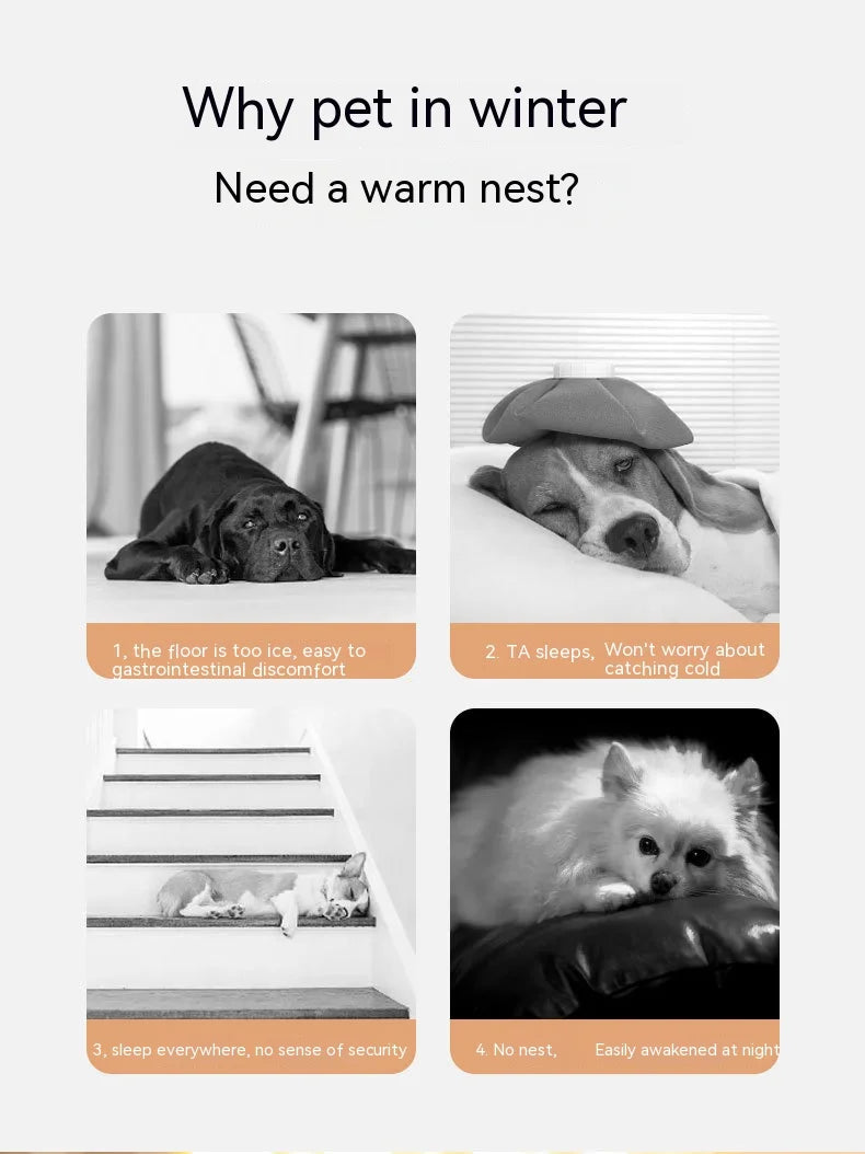 Nest for Large Dogs, Warm Winter Dog House, and Nest for Cats