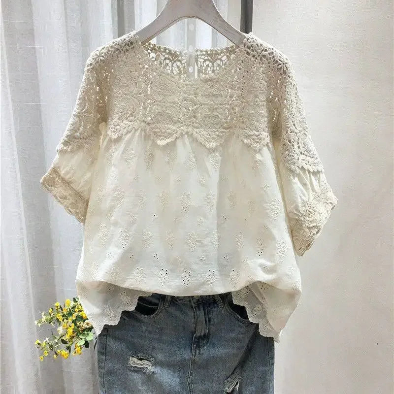 Loose Chiffon Shirt Women's Summer.