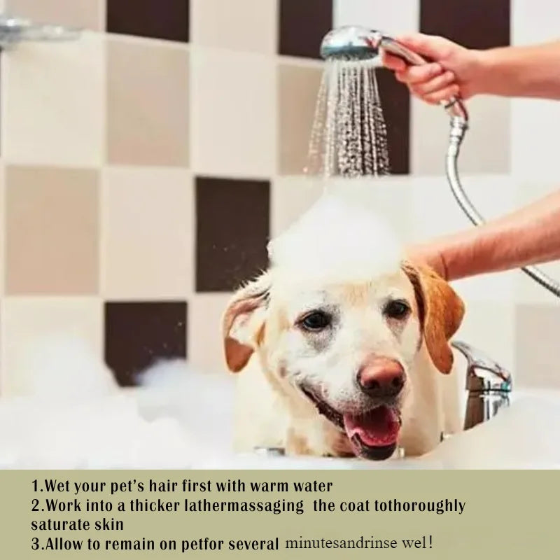 3-in-1 Shampoo, Liquid Soap, and Conditioner for Dogs and Cats.