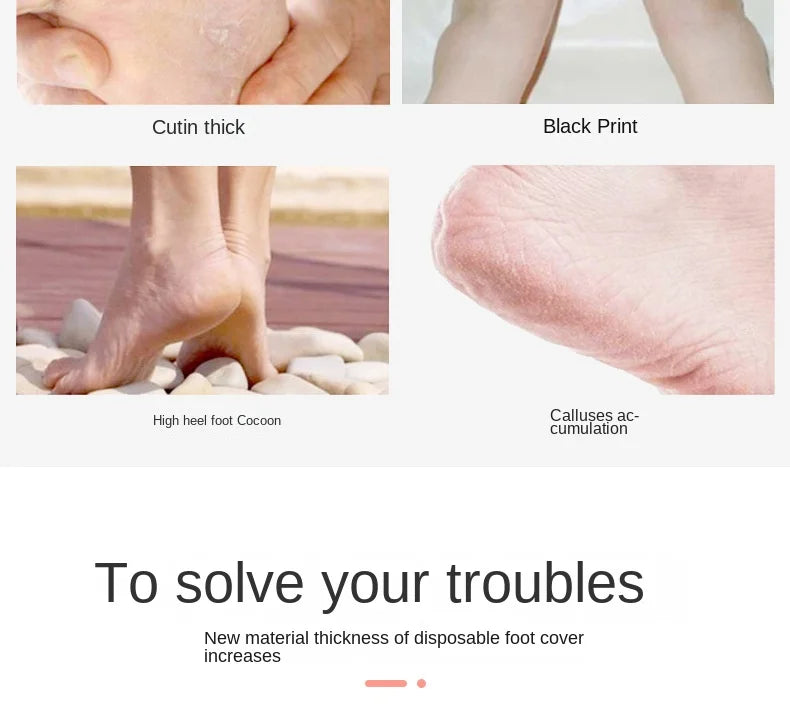 100PCS Transprent Disposable Foot Bags Detox SPA.